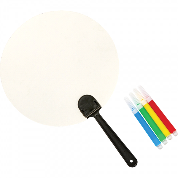 Colouring Paper Fan Set Colouring Paper Fan Set