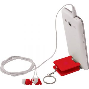 Earbuds & Mobile Phone Stand Earbuds & Mobile Phone Stand