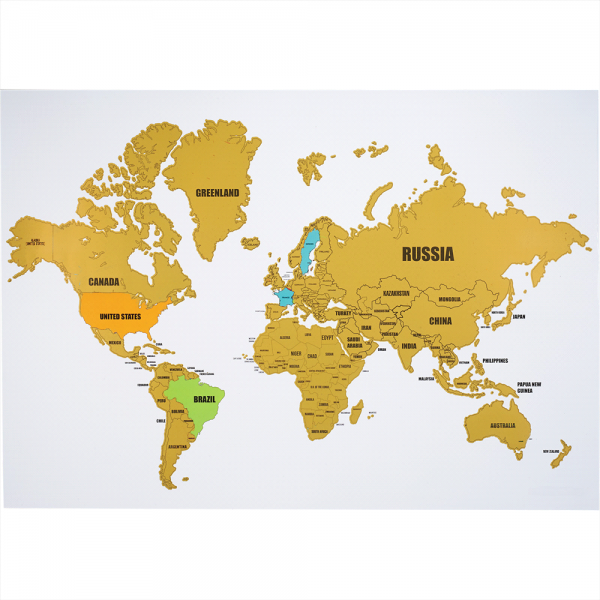 World Scratch Map